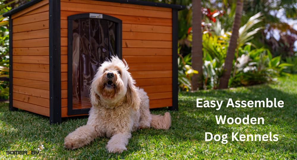 Easy Assemble Wooden Dog Kennels