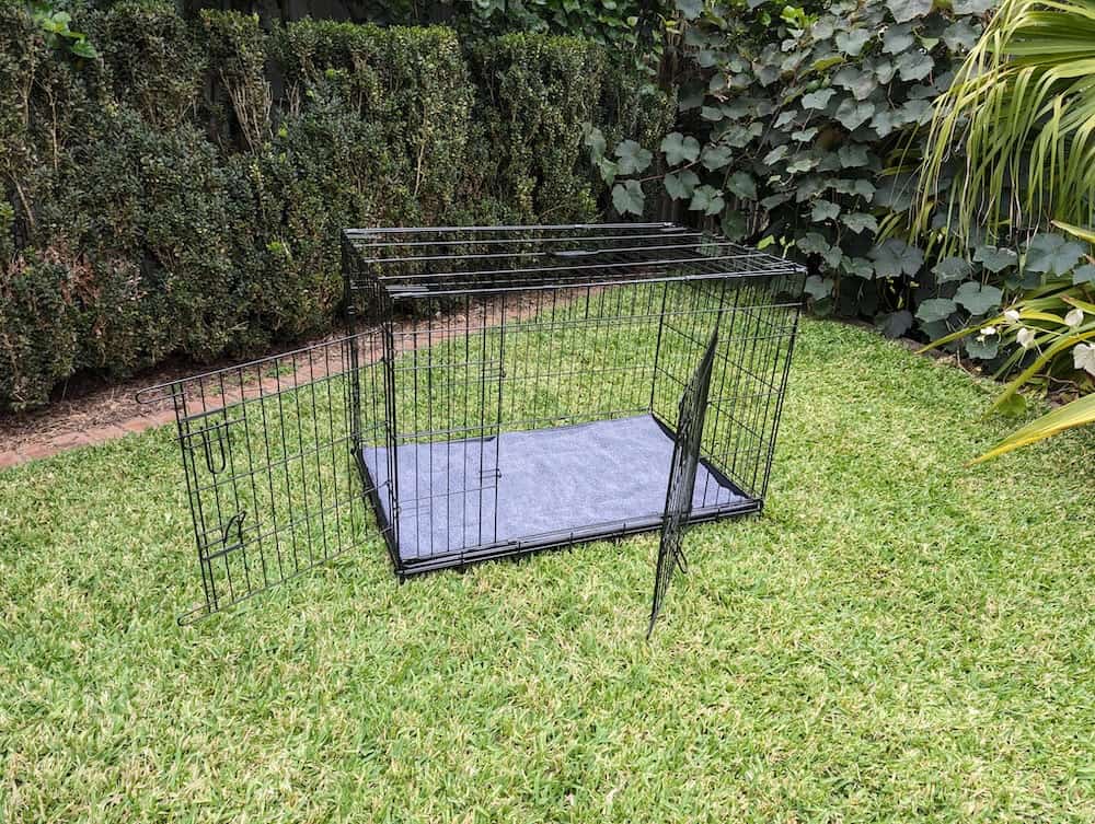 36 Inch Crate - Both Doors Open