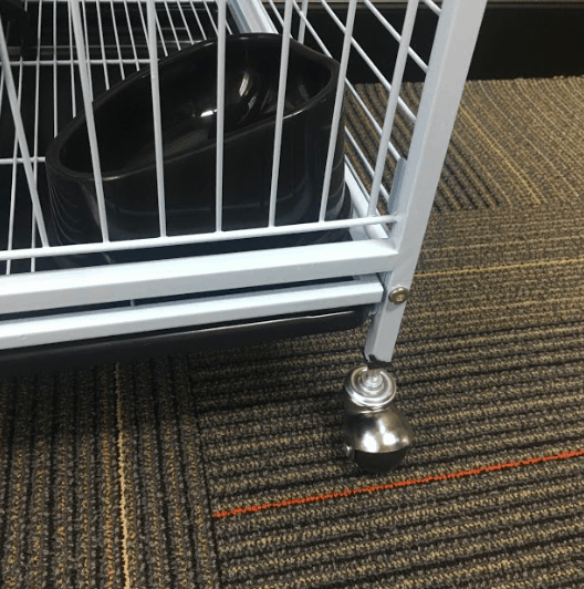 Lucy Ferret Cage comes with Wheels for easy mobility