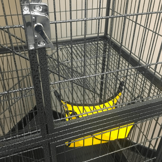 Strong door with lock for access and security