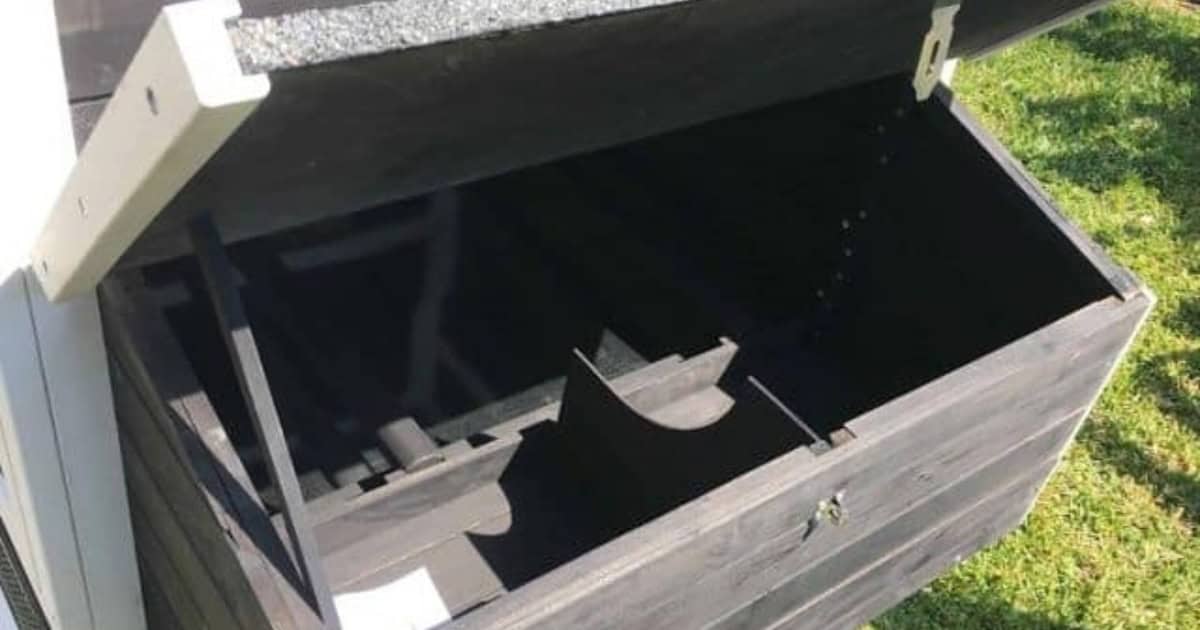 All Somerzby chicken coops come with nesting boxes