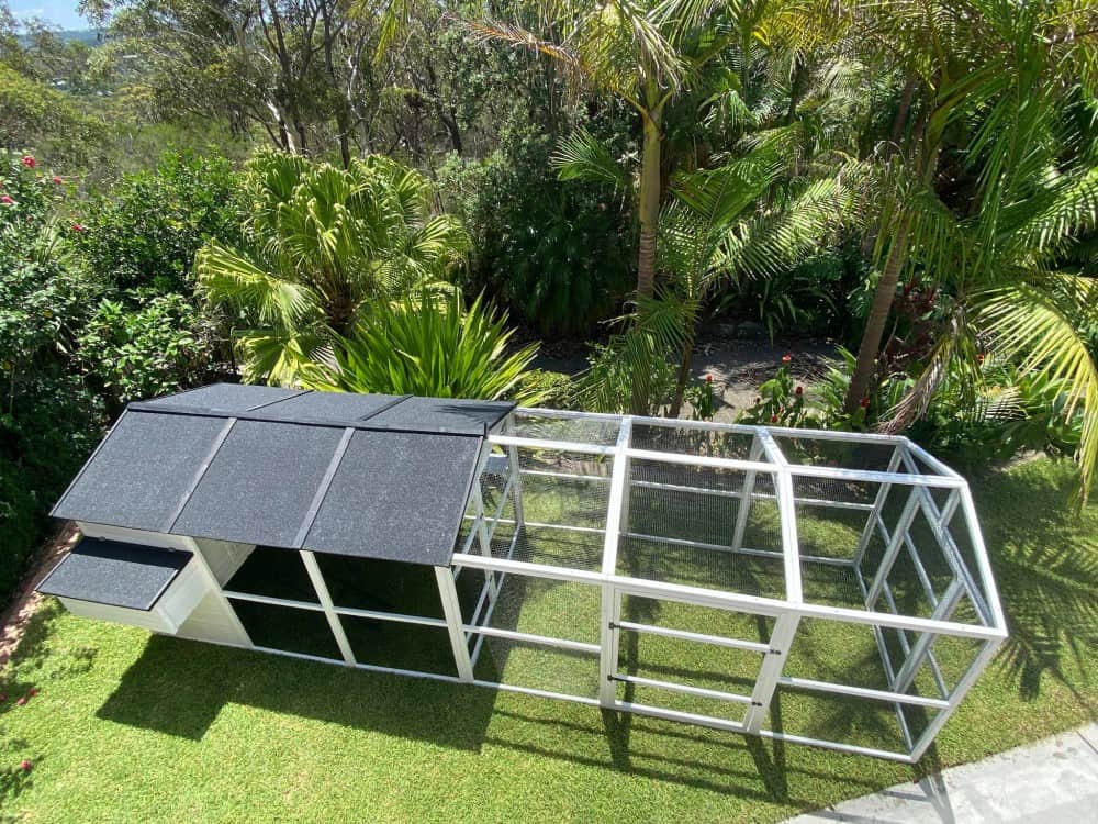 White Castle Chicken Coop and Run - above