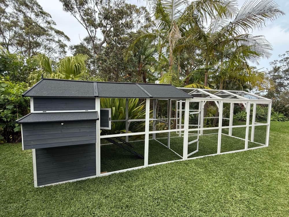 Grey Castle Cat Enclosure and Run