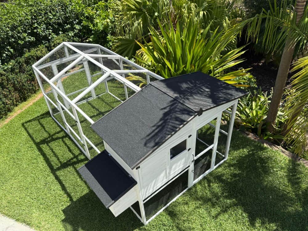 Majestic Chicken Coop and Run - View from above