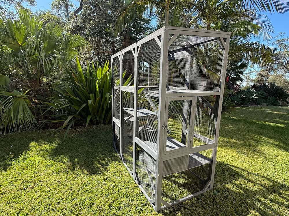 Condo Cat Enclosure - Back view