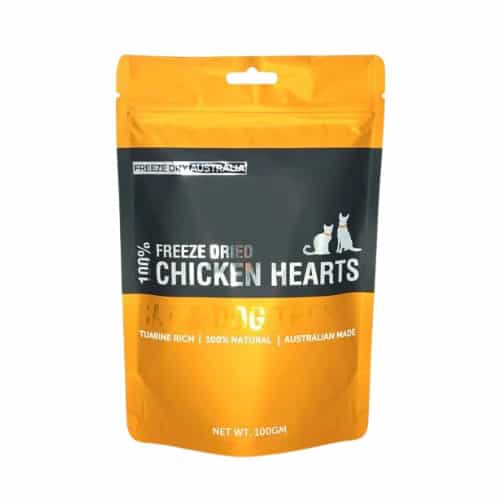 Freeze Dried Chicken Hearts