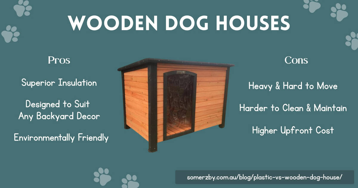 Wooden Dog Houses Pros and Cons