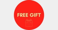 Free gift sticker