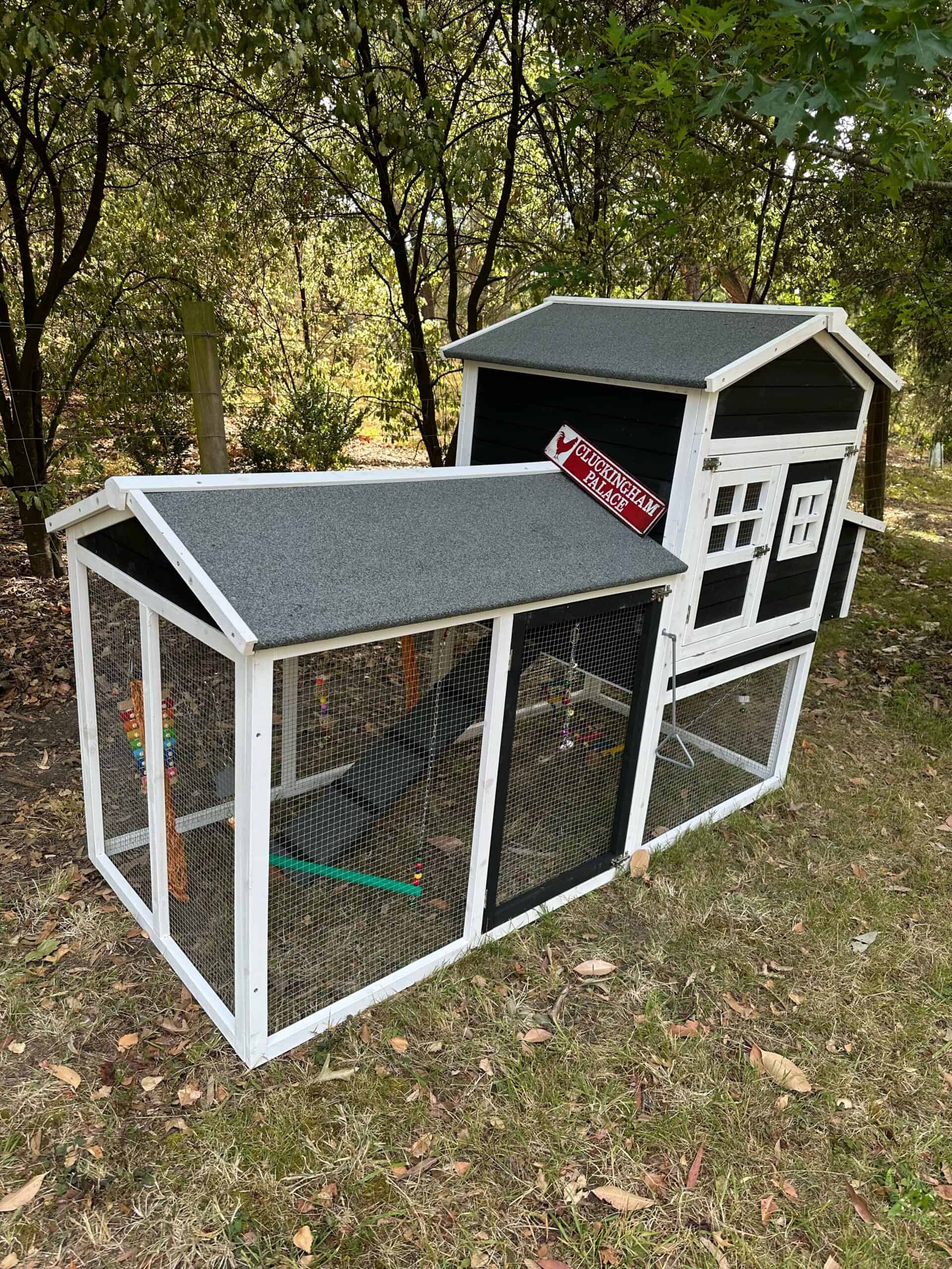 Customer Photo of the Charcoal Mansion Chicken Coop